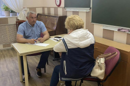 Прием населения провел председатель Совета депутатов