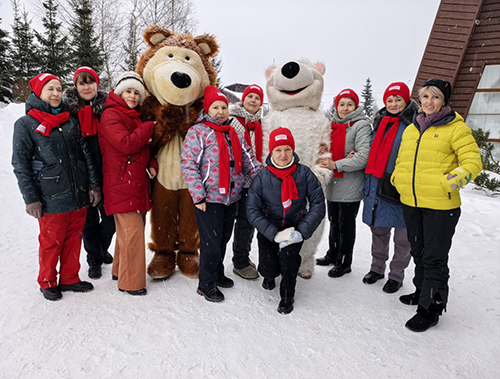 Команда «Чайка» из Лобни приняла участие в зимнем конкурсе «Январские забавы»