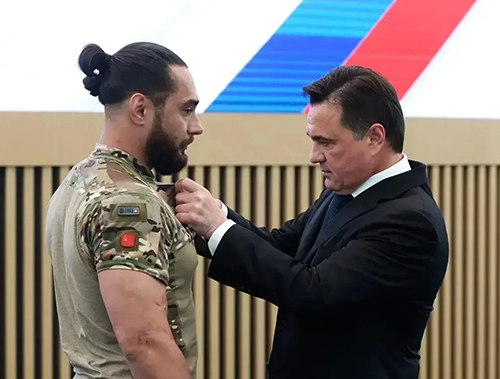 Участник СВО из Лобни награжден медалью «За храбрость»