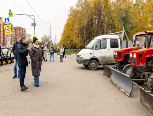 Глава Лобни проверила готовность городских парков к зиме