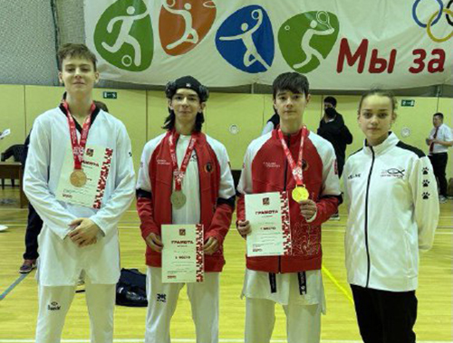 Лобненские спортсмены стали медалистами Первенства Московской области по тхэквондо
