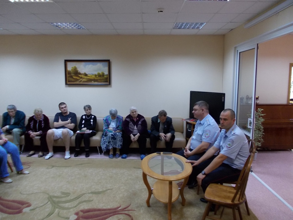 Встреча с инвалидами в Уюте