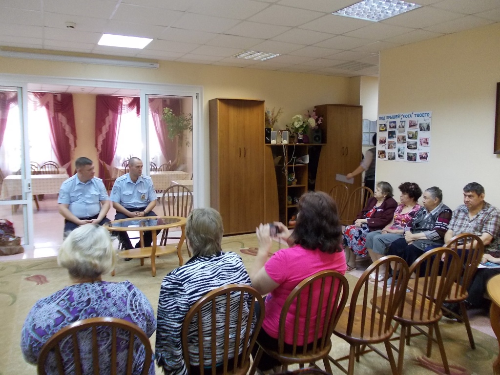Встреча с инвалидами в Уюте