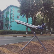 Самолет вновь совершил посадку в Букино