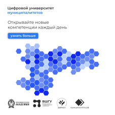 Цифровой университет муниципалитетов: новые возможности для профессионального развития Цифровой университет муниципалитетов: новые возможности для профессионального развития