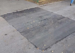 В городе завершен ремонт уже 622 ям В городе завершен ремонт уже 622 ям